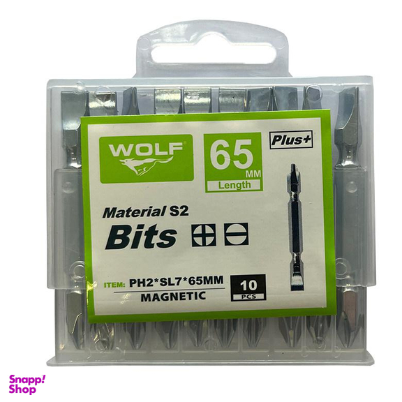 سری پیچ گوشتی ولف (Wolf) مدل PH2-SL6 بسته 10 عددی