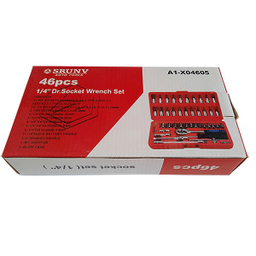 آچار و سری بکس اسرانوی مدل DI-SR.1446 سایز 1.4 اینچ مجموعه 46 عددی