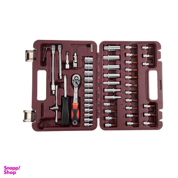آچار و سری بکس و پیچ گوشتی اسرانوی (Srunv) مدل A1-X0053 مجموعه 53 عددی
