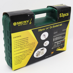 مجموعه 53 عددی آچار و سری بکس و پیچ گوشتی اسرانوی (Srunv) مدل YPS-053