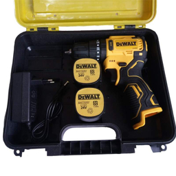 دریل پیچ گوشتی چکشی شارژی دیوالت (Dewalt) مدل Brushless 24v مجموعه 30 عددی