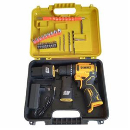 دریل پیچ گوشتی چکشی شارژی دیوالت (Dewalt) مدل Brushless 24v مجموعه 30 عددی