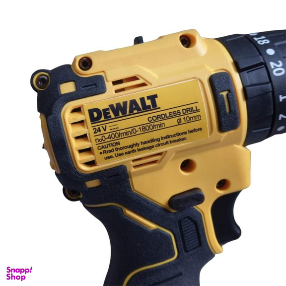 دریل پیچ گوشتی چکشی شارژی دیوالت (Dewalt) مدل Brushless 24v مجموعه 30 عددی