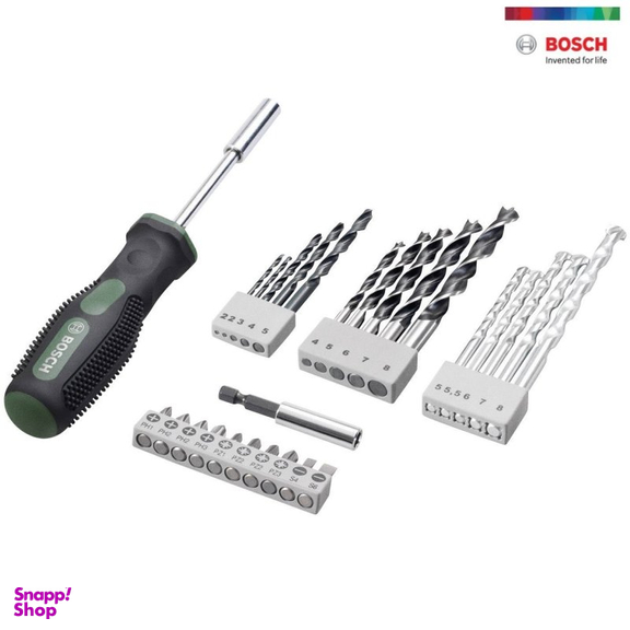 مجموعه 27 عددی سر پیچ گوشتی و مته بوش (Bosch) مدل 2607017201