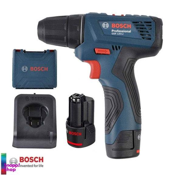 دریل پیچ گوشتی بوش مدل GSR 120 Li+11 Extra