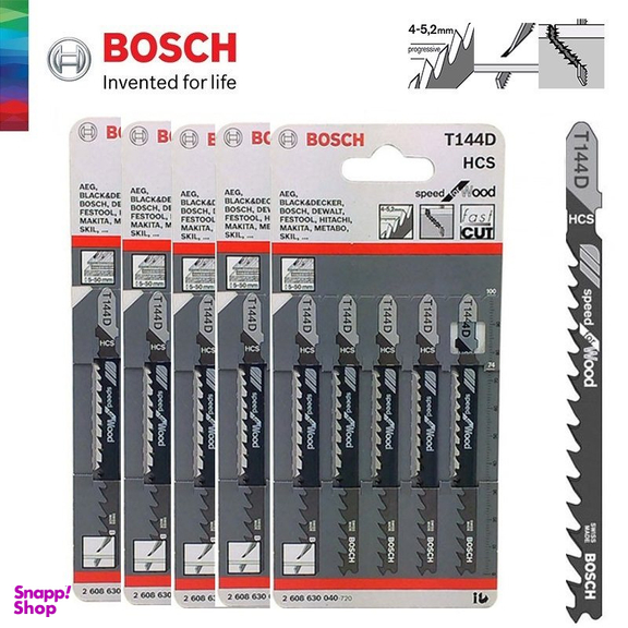 تیغه اره عمود بر بوش مدل T144 D Hcs Speed For Wood