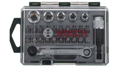 مجموعه 27 عددی سری بکس و پیچ گوشتی بوش (Bosch) مدل 2607017160