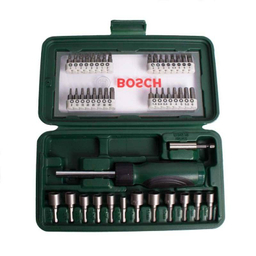 مجموعه 46 عددی پیچ گوشتی و سری پیچ گوشتی بوش (Bosch) مدل 2607019504