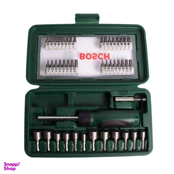 مجموعه 46 عددی پیچ گوشتی و سری پیچ گوشتی بوش (Bosch) مدل 2607019504