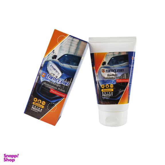 پولیش شفاف کننده چراغ خودرو تام کلین (Tamclean) مدل Tc-Rh120N72 حجم 120 میلی لیتر