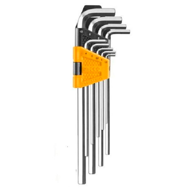 آچار آلن بلند اینکو (Ingco) مدل Hhk-11092 مجموعه 9 عددی