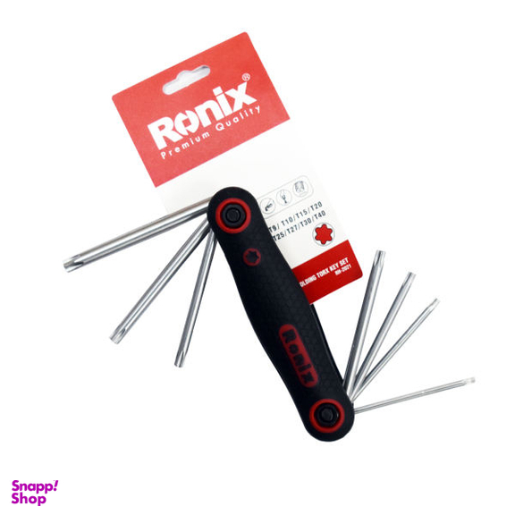 آچار آلن ستاره ای رونیکس (Ronix) مدل Rh-2021 مجموعه 8 عددی
