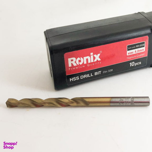 مته آهن رونیکس (Ronix) کد 5558 Rh حجم 4.2 میلی متر