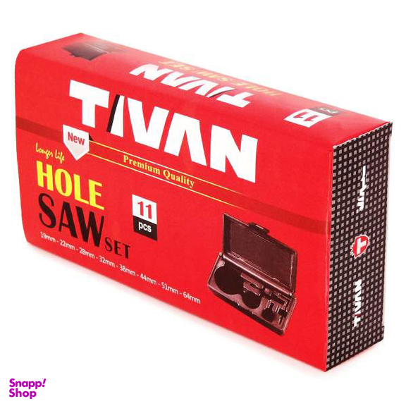 مته گرد بر تیوان (Tivan) مدل Art-Tkw-N11 مجموعه 11 عددی