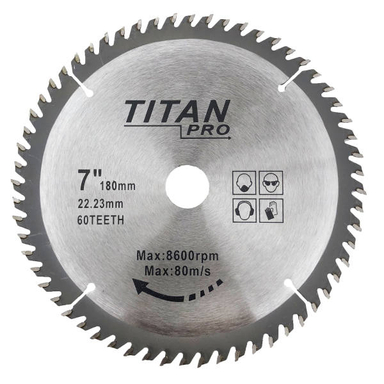 صفحه برش الماسه چوب تیتان پرو (Titan Pro) مدل Wsb180