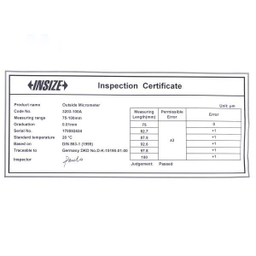 میکرومتر بیرون سنج اینسایز (Insize) مدل 100A-3203
