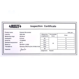 میکرومتر بیرون سنج اینسایز (Insize) مدل 50A-3203