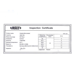 میکرومتر بیرون سنج اینسایز (Insize) مدل 75A-3203
