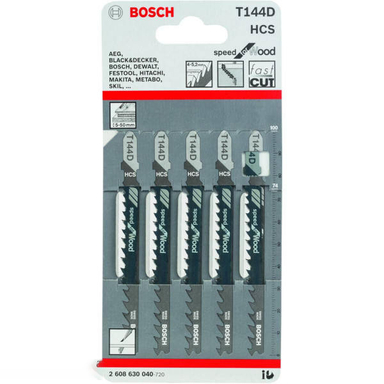 تیغه اره عمود بر بوش (Bosch) مدل T144D کد 2608630040 مجموعه 5 عددی
