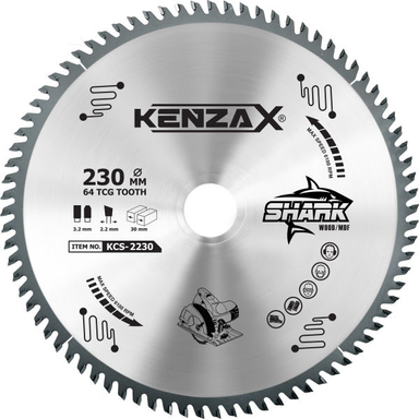تیغ اره دیسکی کنزاکس مدل Kcs-2230 سری Shark