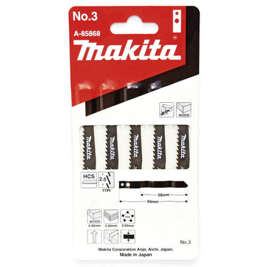 تیغه اره عمود بر ماکیتا (Makita) مدل A-85868 مجموعه 5 عدی