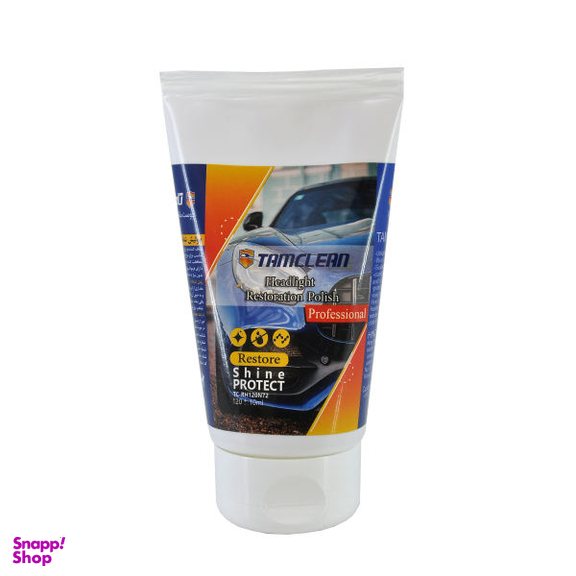 پولیش شفاف کننده چراغ خودرو تام کلین (Tamclean) مدل Tc-Rh120N72 حجم 120 میلی لیتر