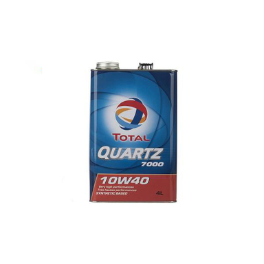 روغن موتور خودرو توتال (Total) مدل Quartz 7000 حجم 4 لیتر