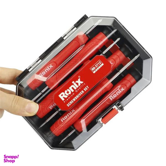 پیچ گوشتی ساعتی رونیکس (Ronix) مدل Rh-2712 مجموعه 6 عددی
