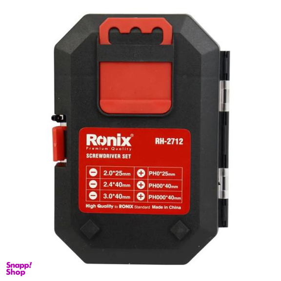 پیچ گوشتی ساعتی رونیکس (Ronix) مدل Rh-2712 مجموعه 6 عددی