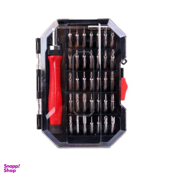 پیچ گوشتی جغجغه ای ساعتی رونیکس (Ronix) مدل Rh-2719 مجموعه 37 عددی