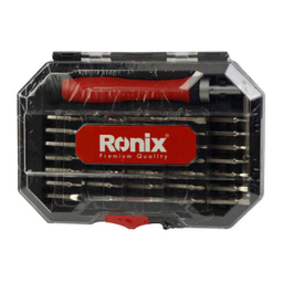 پیچ گوشتی جغجغه ای ساعتی رونیکس (Ronix) مدل Hr-2719 مجموعه 37 عددی