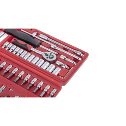 آچار و سری بکس و پیچ گوشتی ساتاگود (Satagood) مدل G-10028 مجموعه 46 عددی