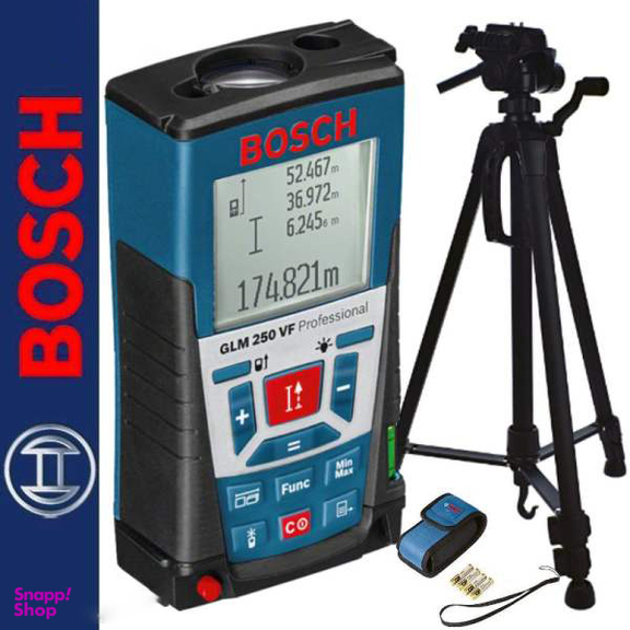 متر لیزری بوش مدل GLM 250 VF + Bt 150