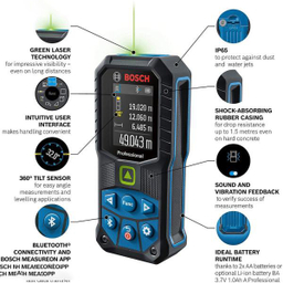 متر لیزری بوش مدل GLM 50-27 CG