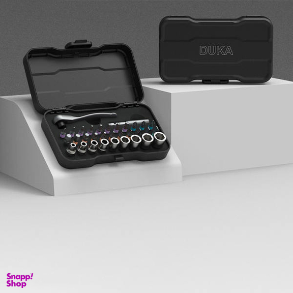 پیچ گوشتی و آچار بکس دوکا (Duka) مدل Rs2 مجموعه 33 عددی