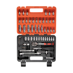 آچار و سری بکس و پیچ گوشتی ساتاگود (Satagood) مدل G-10025 مجموعه 53 عددی