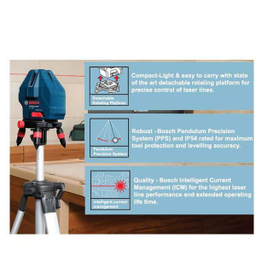 تراز لیزری بوش (Bosch) مدل Gll 5-50 X