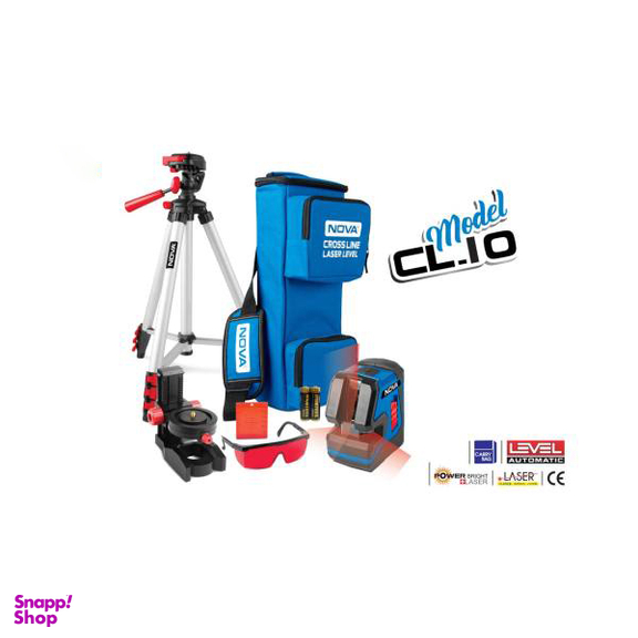 مجموعه تراز لیزری نووا (No Va) مدل Ntl-2662 به همراه سه پایه