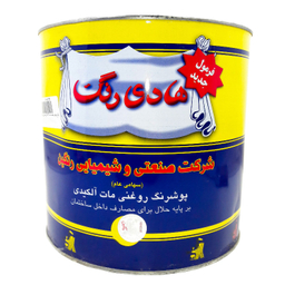 پوشرنگ روغنی الکیدی سفید مات هادی رنگ مدل WH وزن 5 کیلوگرم