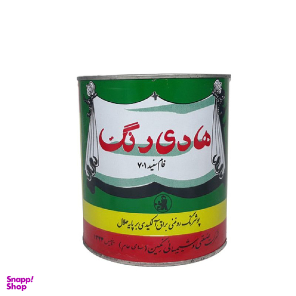 رنگ سفید براق هادی رنگ کد 701 وزن 5 کیلوگرم