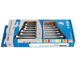 آچار یکسر تخت و یکسر رینگی یونیور (Unior) مدل 120/1CS مجموعه 8 عددی