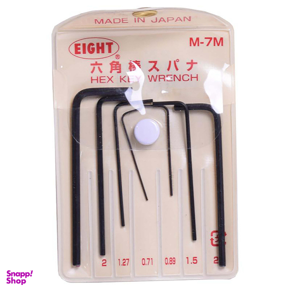 آچار آلن ایت (Eight) مدل M-7M مجموعه 7 عددی