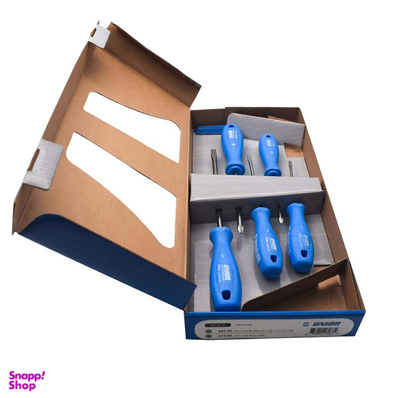 پیچ گوشتی یونیور (Unior) مدل 607B5NI بسته 5 عددی