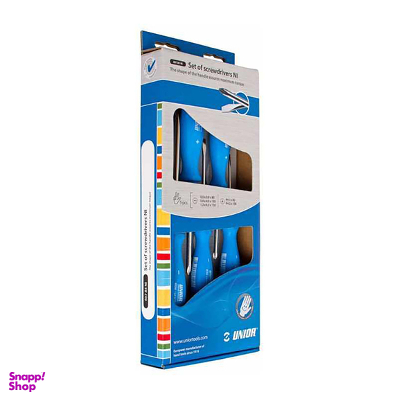 پیچ گوشتی یونیور (Unior) مدل 607B5NI بسته 5 عددی