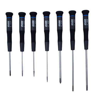 پیچ گوشتی ساعتی یونیور (Unior) مدل 607CS7E بسته 7 عددی