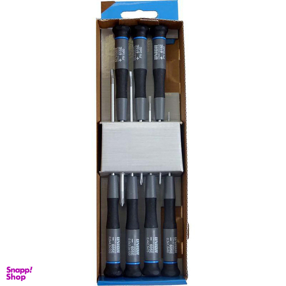 پیچ گوشتی ساعتی یونیور (Unior) مدل 607CS7E بسته 7 عددی