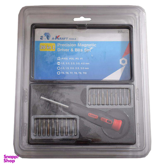 پیچ گوشتی آ-کرافت (A-kraft) مدل A069220 مجموعه 21 عددی