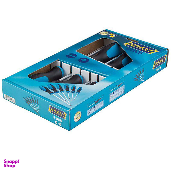 پیچ گوشتی هازت (Hazet) مدل 810/6 بسته 6 عددی