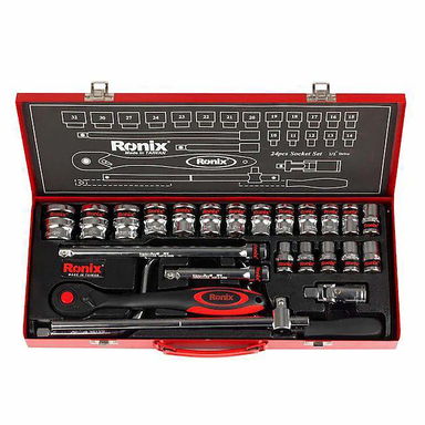 آچار و سری بکس رونیکس (Ronix) مدل 2624RH مجموعه 24 عددی