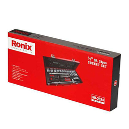 آچار و سری بکس رونیکس (Ronix) مدل 2624RH مجموعه 24 عددی
